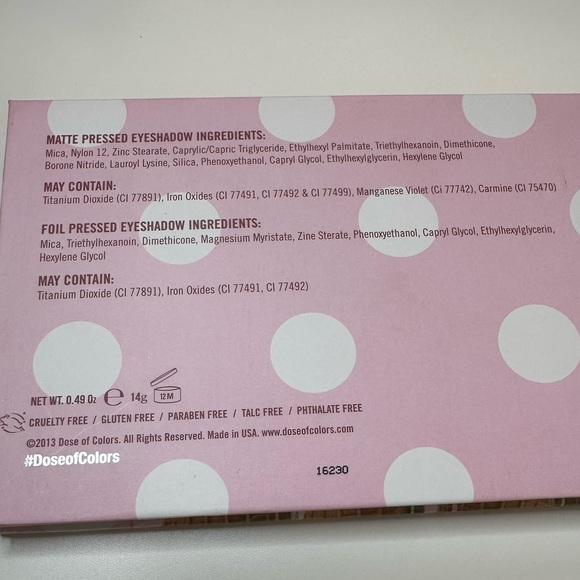 Dose of Colors EyesCream Eyeshadow Pallet Pastel Mattes Shimmer Limited Edition - Picture 10 of 11